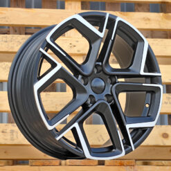 Jante VW Y1243 R18x7.5 ET40 5x112 - Black Polished Half Matt