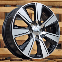Jante RACIN R17x6.5 ET45 4x100 - Black Polished