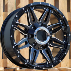 Jante 4X4 R20x9 ET 5x114|5x127 - Black