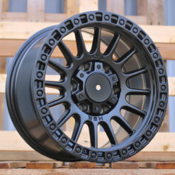 Jante 4X4 16x8 ET-15 5x127 - Black Half Matt