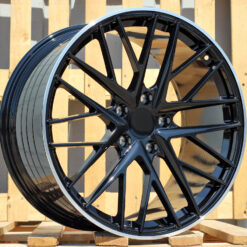 Jante PORCH B5541 R21x11.5 ET69 5x130 - Black+Polished Lip