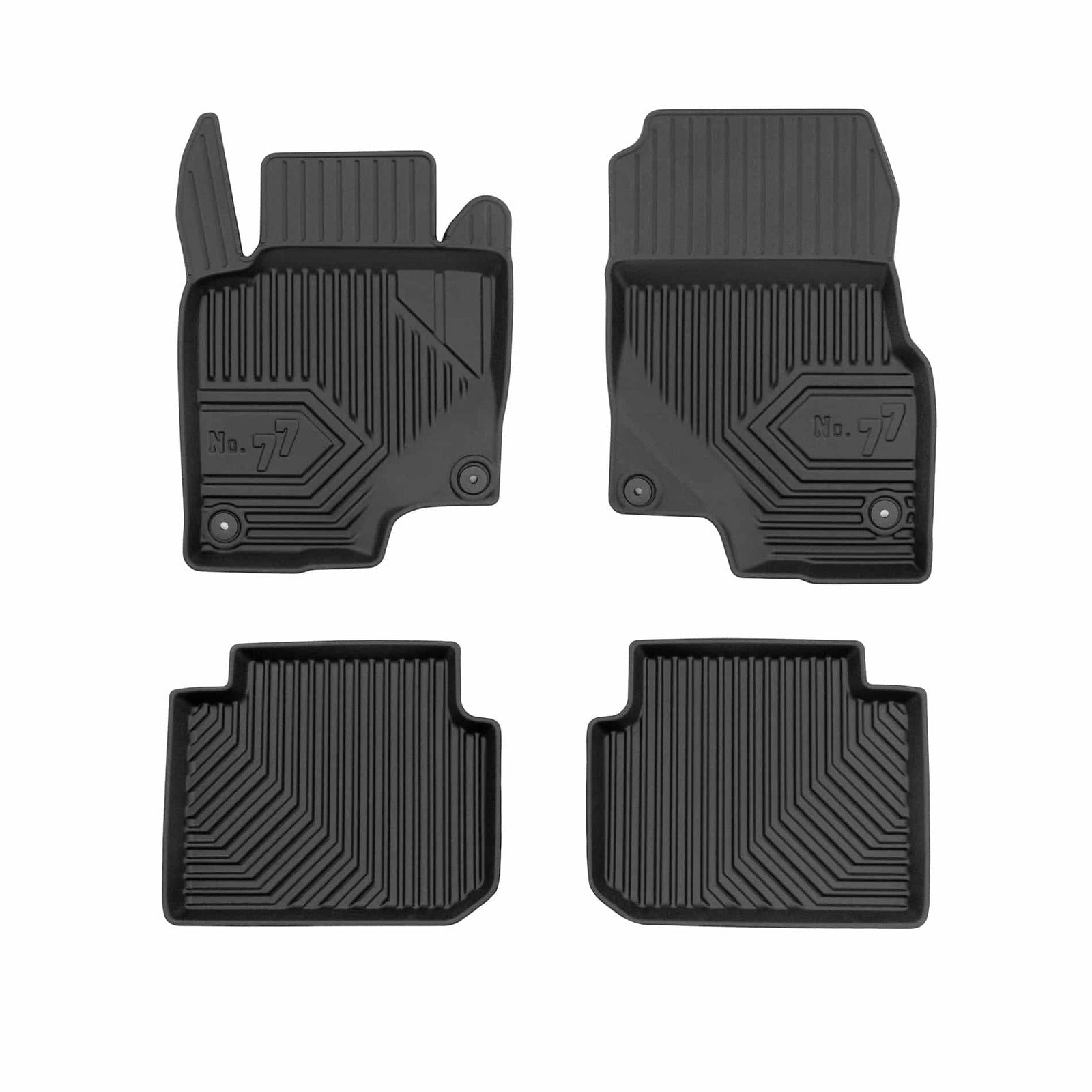 PACK 4 TAPETES BORRACHA NO.77 SMART FOURFOUR I 2004-2006