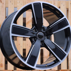 Jante Porsche R21x9.5 ET46 5x130 - J Black Polished