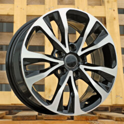 Jante TOYOT R16x6.5 ET40 5x114.3 - Black Polished