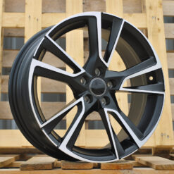 Jante SKODA IN3627F R17x7 ET46 5x100 - F Black Polished Half Matt
