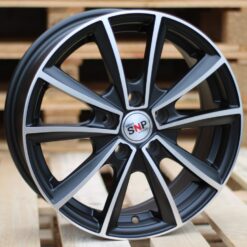Jante RACIN R15x6 ET39 5x110 - Black Polished Matt