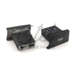 Alternative view of BOTÕES RÁDIO ''SETAS'' PRETO MATTE MERCEDES-BENZ CLASSE C E GLK W204 2009-2016 MODELO A