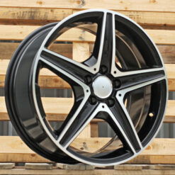 Jante MER R18x7.5 ET44 5x112 - Black Polished