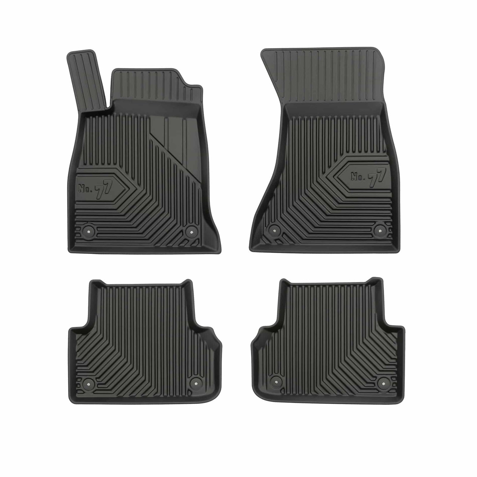 PACK 4 TAPETES BORRACHA NO.77 AUDI A5 SPORTBACK F5 2016->