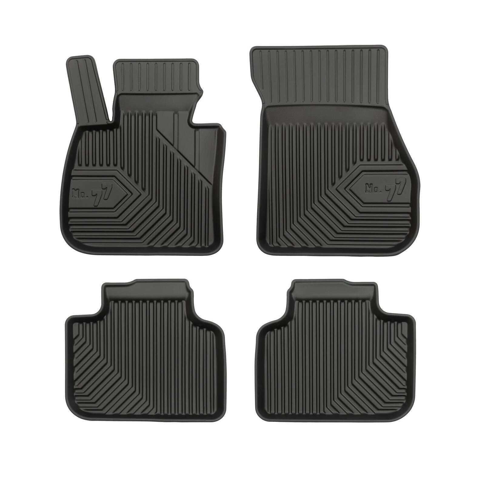 PACK 4 TAPETES BORRACHA NO.77 BMW X2 F39 2018-2023