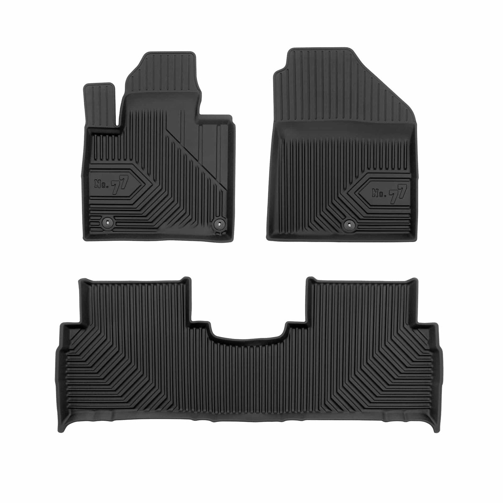PACK 3 TAPETES BORRACHA NO.77 KIA SORENTO III 2014-2020