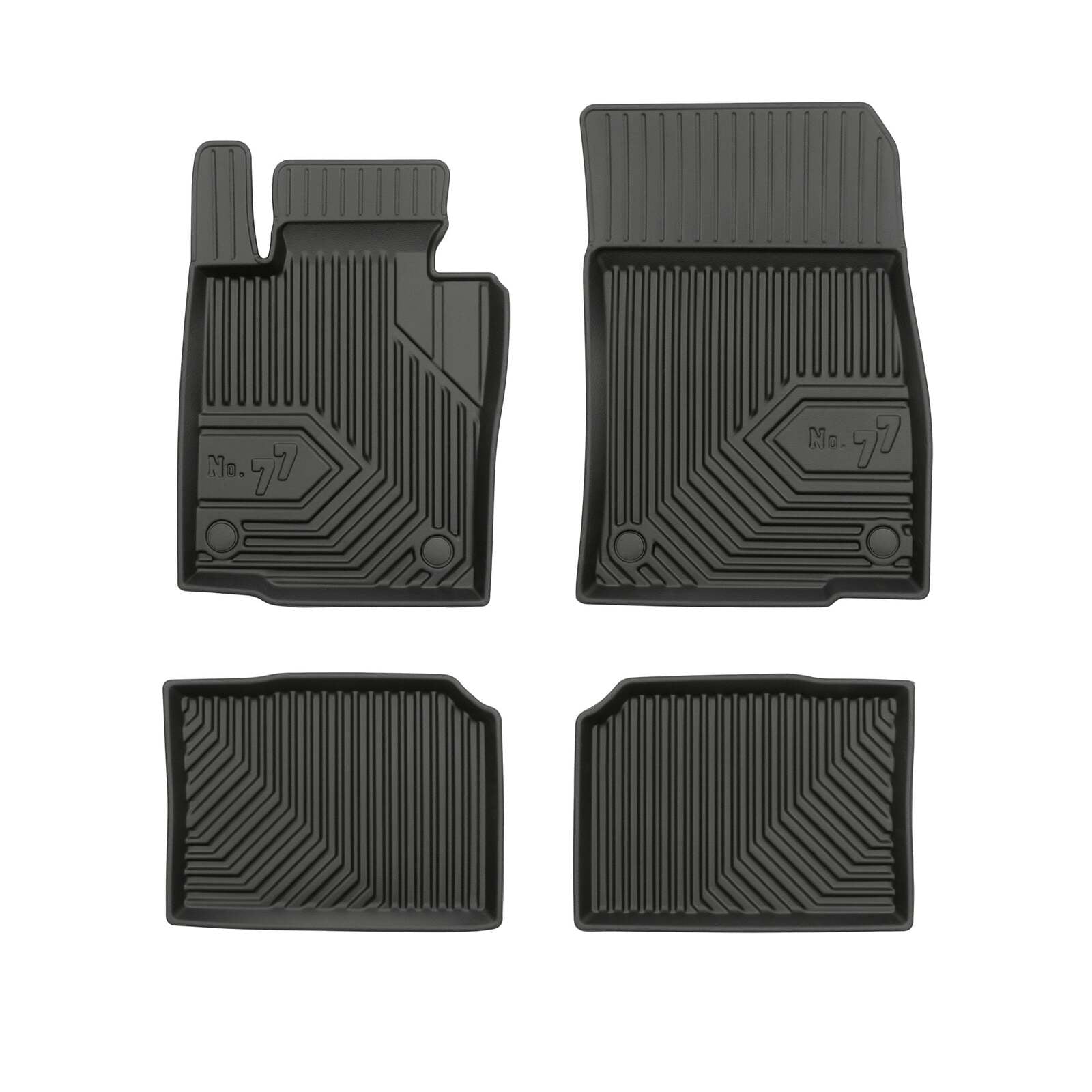 PACK 4 TAPETES BORRACHA NO.77 MINI COUNTRYMAN I 2010-2017
