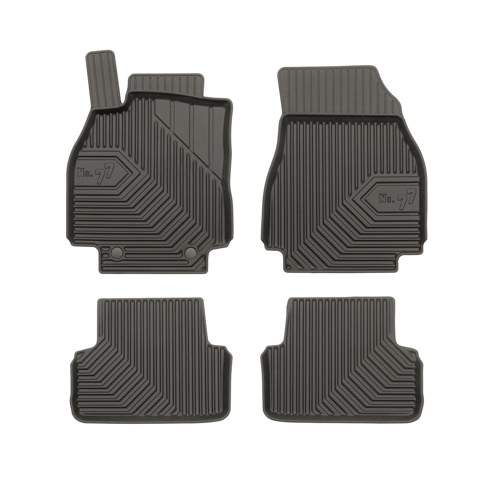 PACK 4 TAPETES BORRACHA NO.77 RENAULT MEGANE II 2002-2009