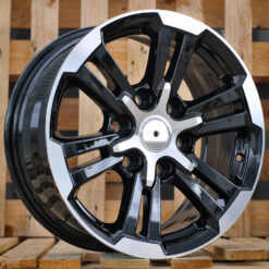Jante 4X4 17x7.5 ET38 6x139.7 - Black Polished