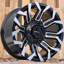 Jante 4X4 17x9 ET 5x127 - Black Polished