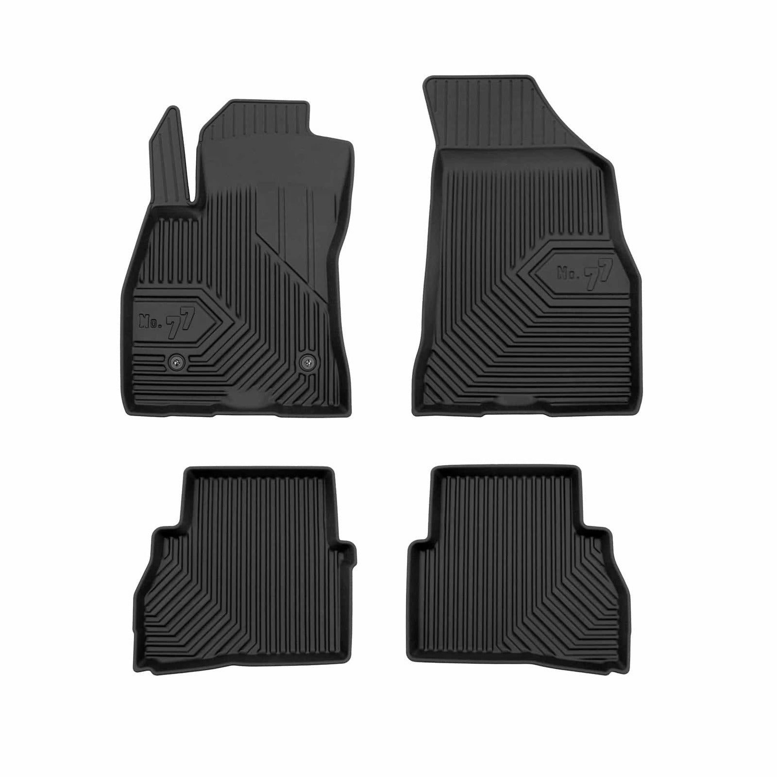 PACK 4 TAPETES BORRACHA NO.77 RAM PROMASTER 2015-2022