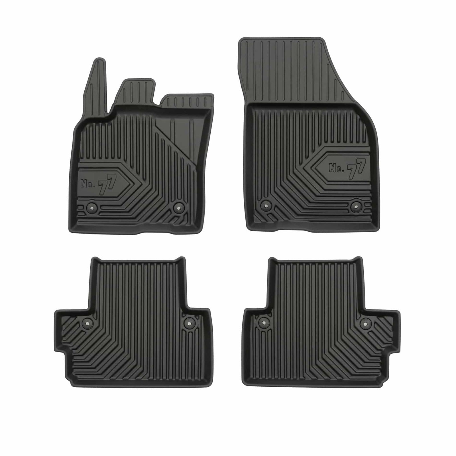 PACK 4 TAPETES BORRACHA NO.77 VOLVO C30 2006-2012