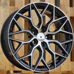 Jante RACIN R17x7.5 ET40 5x108 - Black Polished