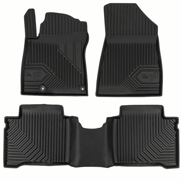 PACK 3 TAPETES BORRACHA NO.77 KIA NIRO II CROSSOVER 2022 ->