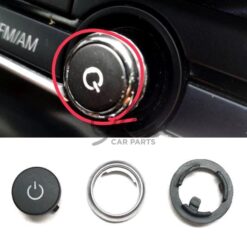 Botão Rádio Preto Com Símbolo BMW Série 5/7 F10 F11 GT F01 F02