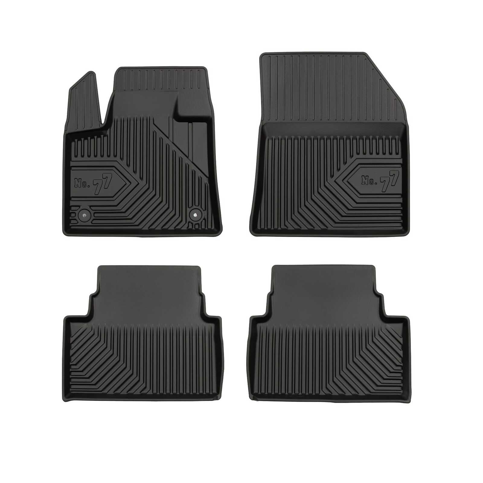 PACK 4 TAPETES BORRACHA NO.77 CITROEN C5 AIRCROSS 2017-2025