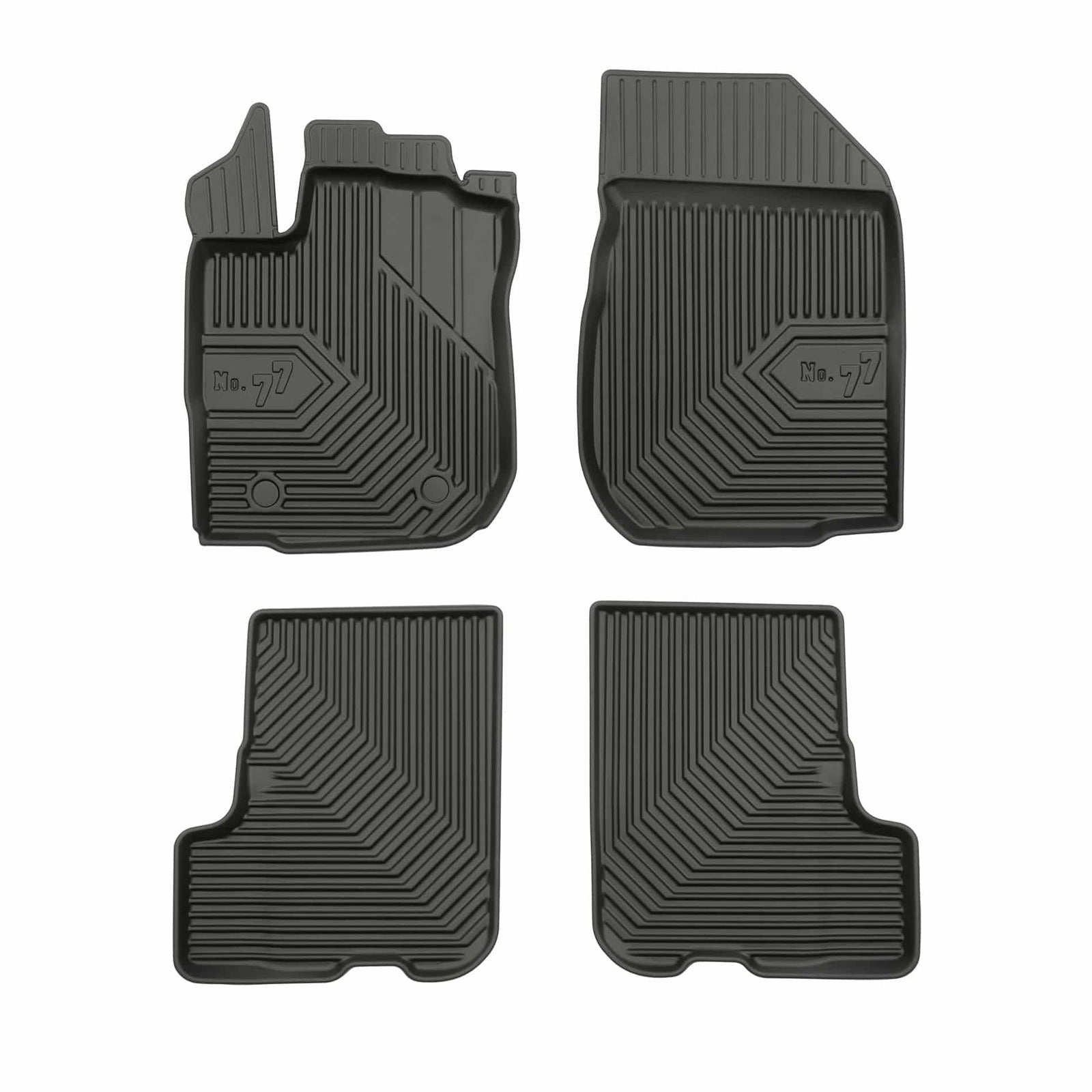 PACK 4 TAPETES BORRACHA NO.77 DACIA SANDERO II 2012-2020