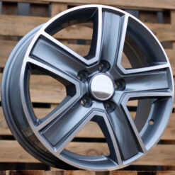 Jante 4X4 R15x6.5 ET45 5x118 - Grey Polished