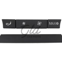 Conjunto de 4 Botões Módulo Ar Condicionado Traseiro BMW Série 5/6/7 F10 F11 F01 F02 F06 Versão 1
