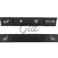 Conjunto de 6 Botões Módulo Ar Condicionado Traseiro BMW Série 5/6/7 F10 F11 F01 F02 F06 Versão 1