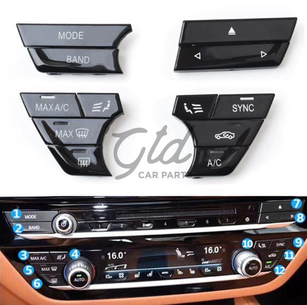 Botões Módulo Ar Condicionado BMW Série 5/7 G11 G30 - Image 2