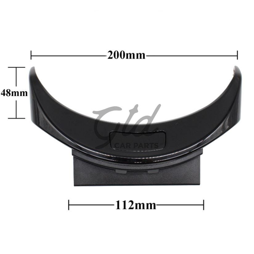 Friso Preto Brilhante Botão Consola 200mm Mercedes-Benz Classe C GLC W205 X253 2014-2021 - Image 4