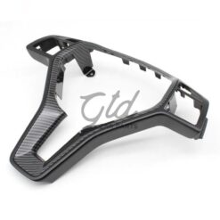 Moldura 35mm Volante Preto/Carbono Mercedes-Benz AMG Classe A B C E CLA GLA CLS W176 W246 W204 W212 2011-2019