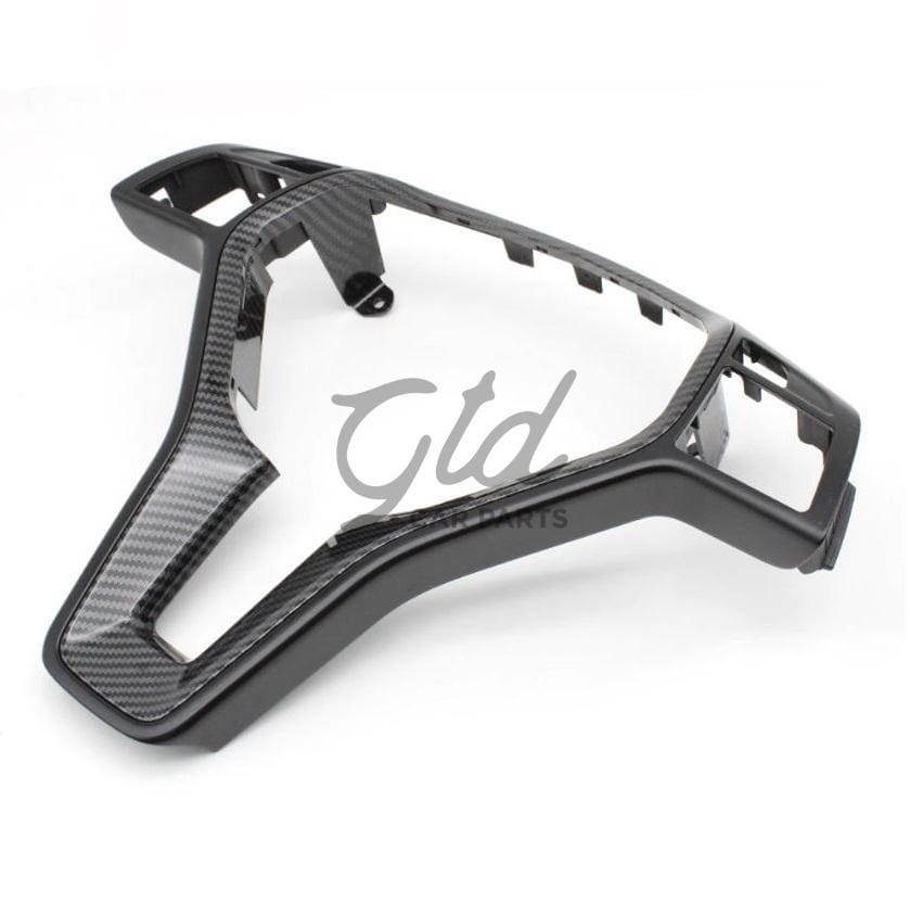 Moldura 35mm Volante Preto/Carbono Mercedes-Benz AMG Classe A B C E CLA GLA CLS W176 W246 W204 W212 2011-2019