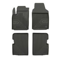 PACK 4 TAPETES BORRACHA NO.77 FIAT 500 2007->