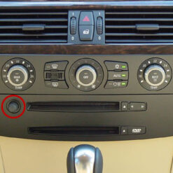 Alternative view of Botão Volume P/ Rádio BMW SÉRIE 5 E60 E61 2004-2007 Modelo A