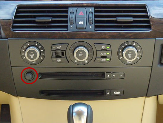 Botão Volume P/ Rádio BMW SÉRIE 5 E60 E61 2004-2007 Modelo A - Image 2