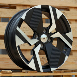 Jante PEUG YF6148 R17x6.5 ET32 4x108 - Black Polished Half Matt