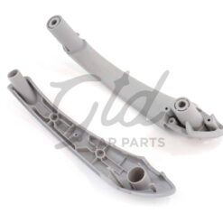 Alternative view of Puxador Traseiro Esquerdo Cinza Mercedes-Benz Classe C W203 2000-2007