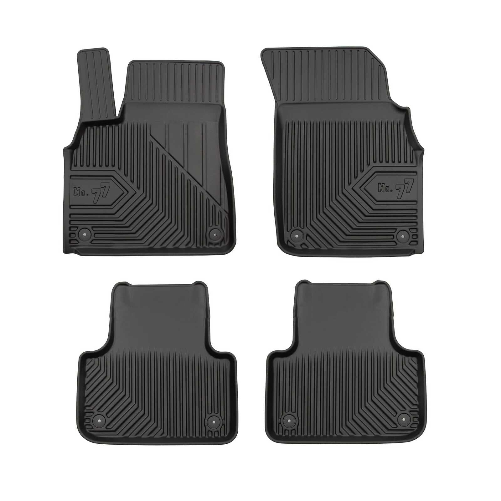 PACK 4 TAPETES BORRACHA NO.77 AUDI Q8 2018->
