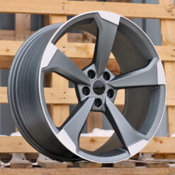 Jante AUD XE351 R20x9 ET34 5x112 - Grey Polished Half Matt