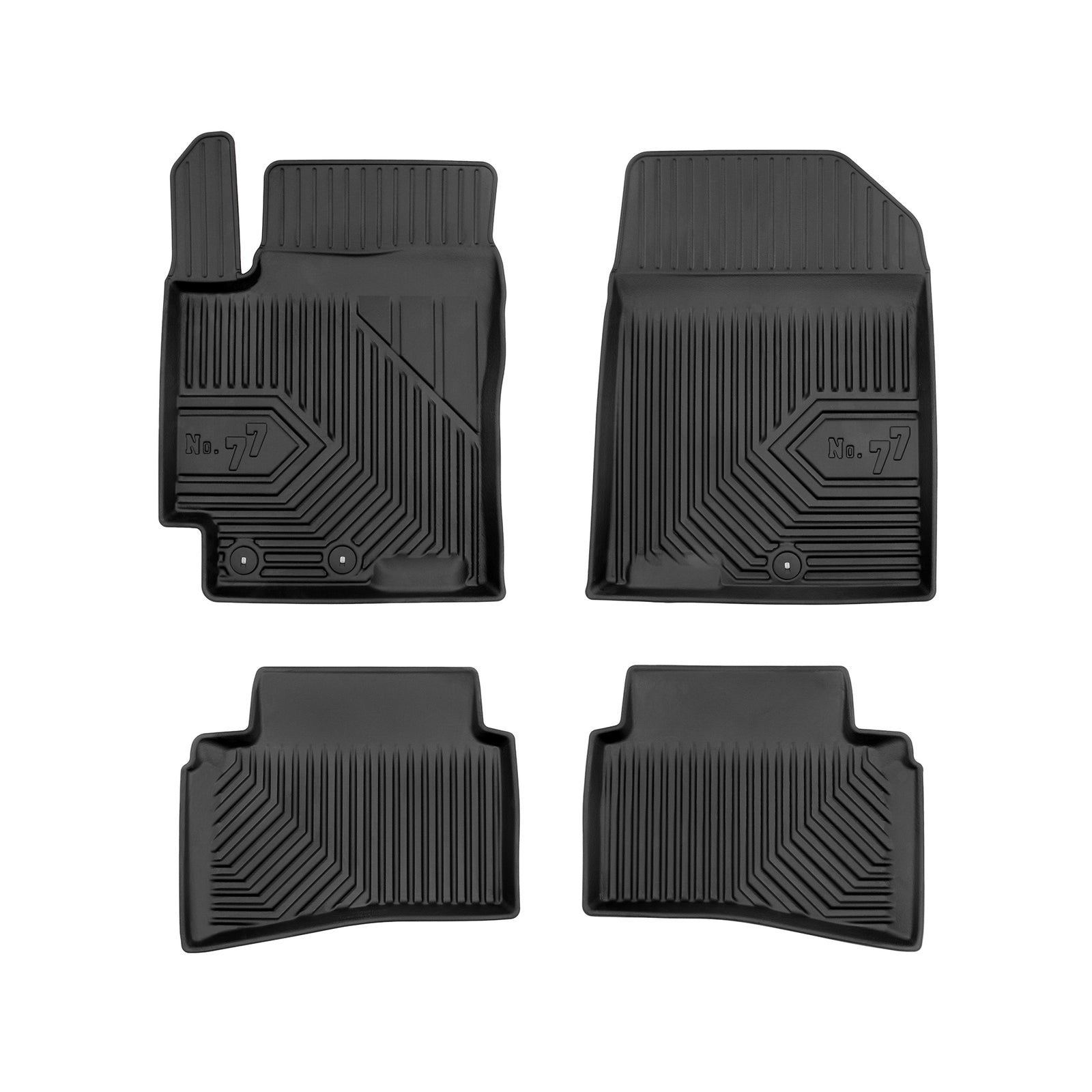 PACK 4 TAPETES BORRACHA NO.77 KIA STONIC 2017->