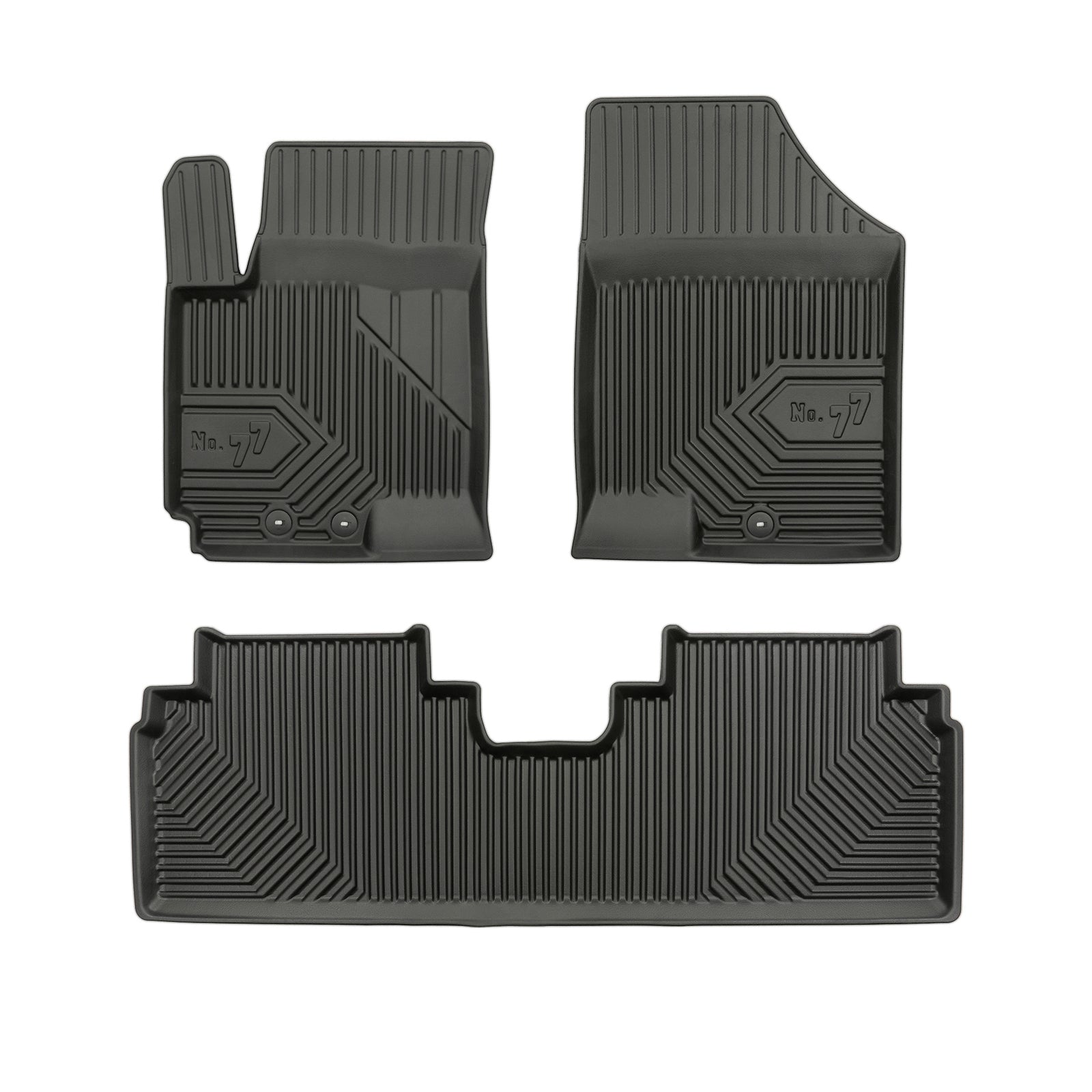 PACK 3 TAPETES BORRACHA NO.77 KIA VENGA 2009-2019