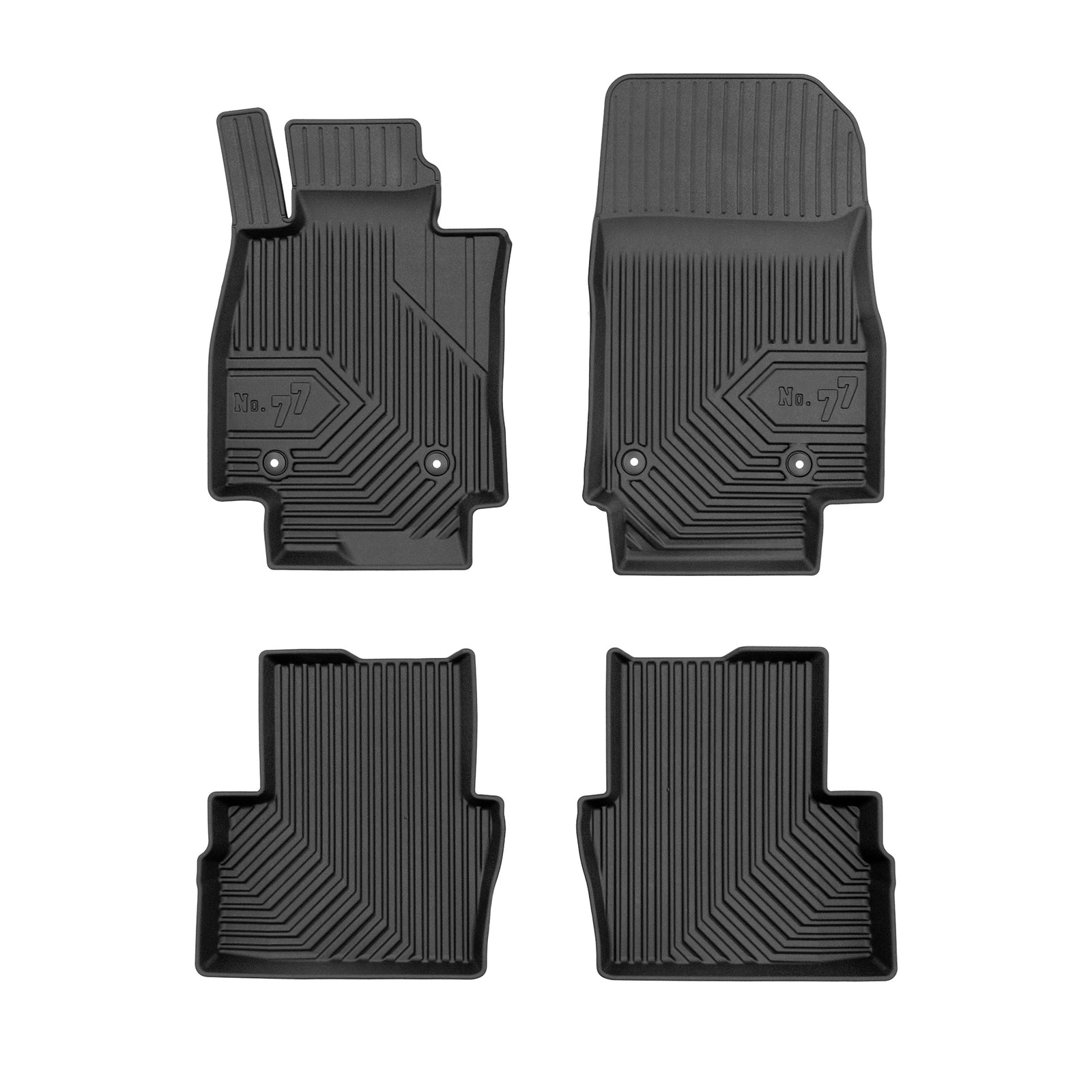 PACK 4 TAPETES BORRACHA NO.77 MAZDA 2 III 2014->