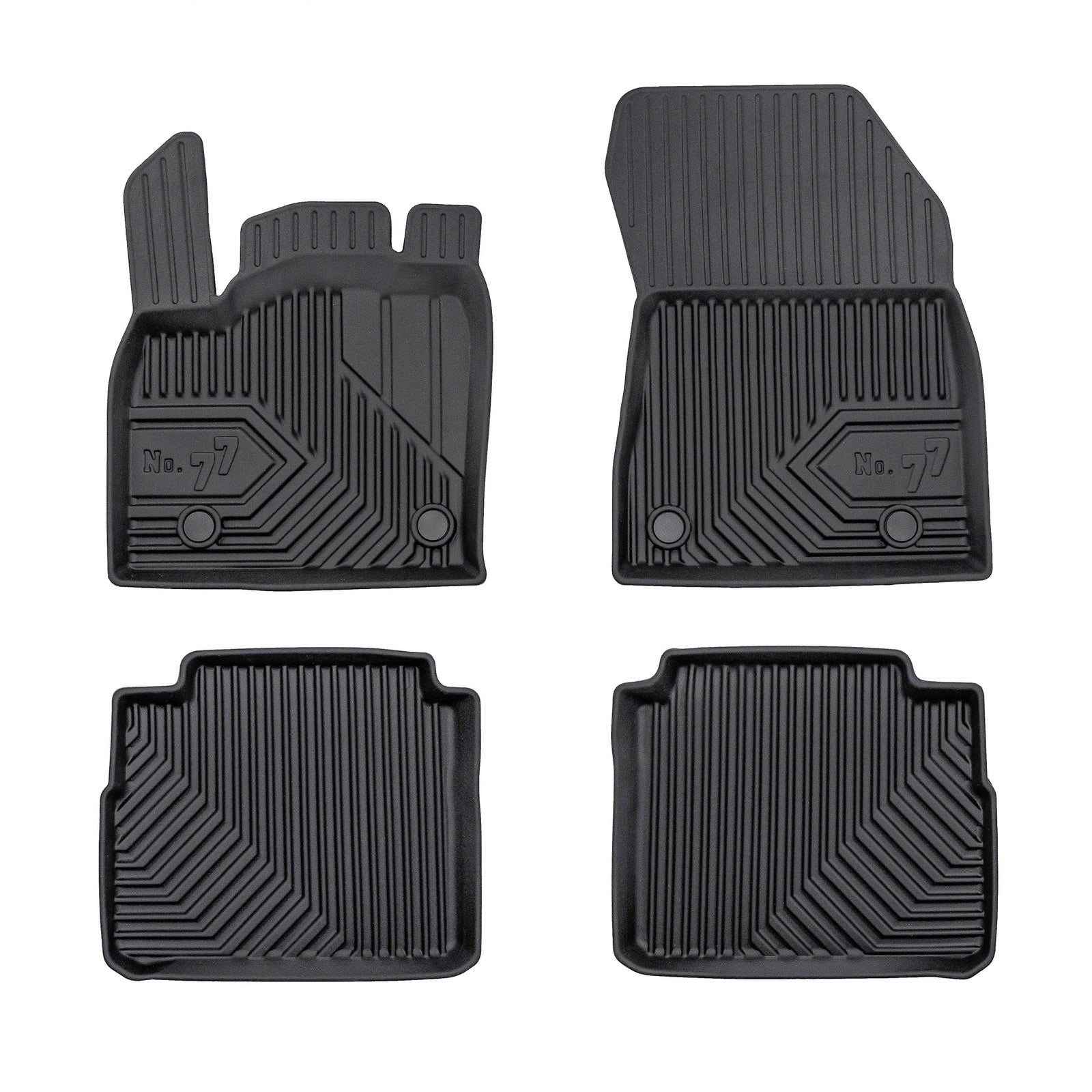 PACK 4 TAPETES BORRACHA NO.77 NISSAN X-TRAIL IV 2021->
