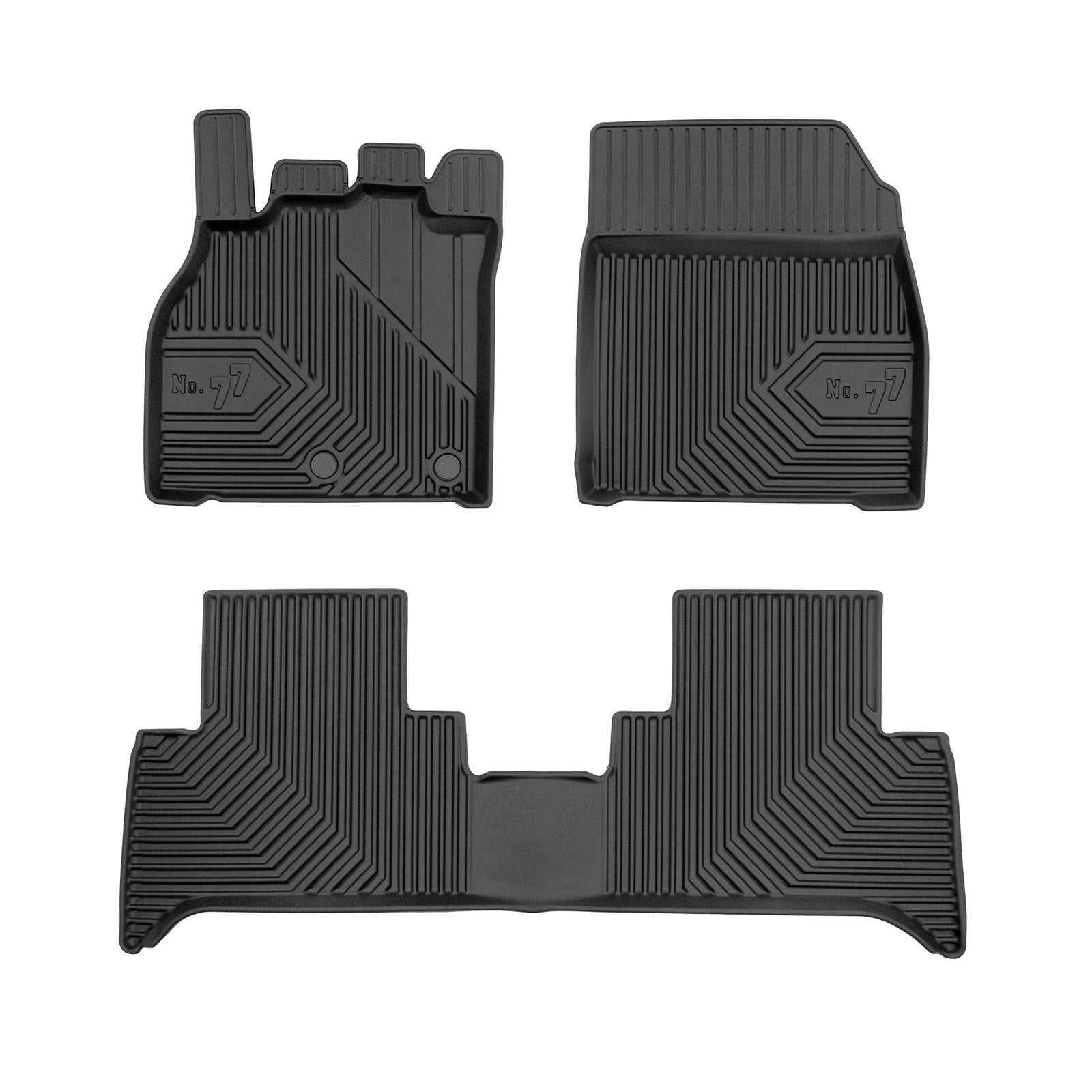 PACK 3 TAPETES BORRACHA NO.77 RENAULT SCENIC III 2009-2016