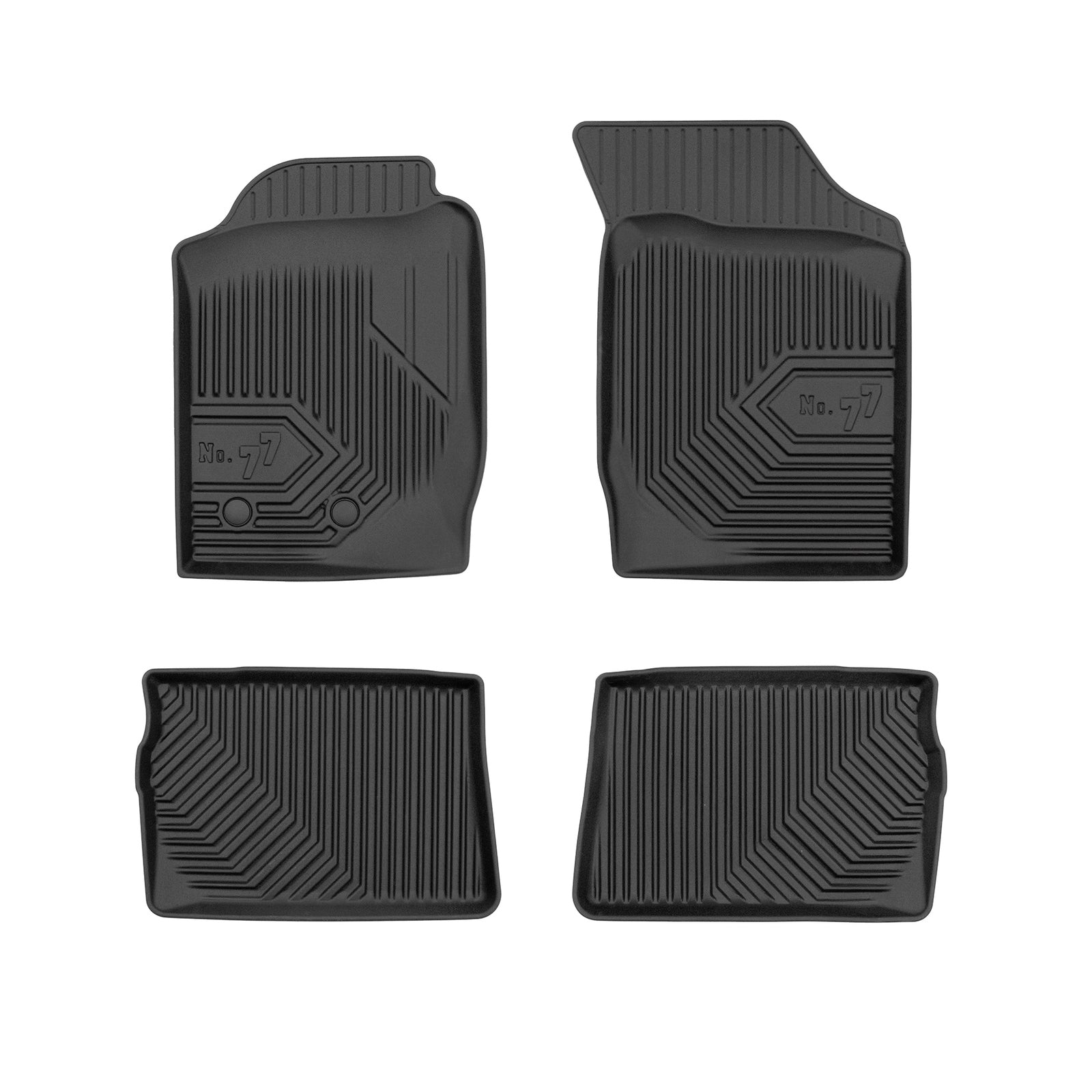 PACK 4 TAPETES BORRACHA NO.77 RENAULT THALIA I 1999-2008