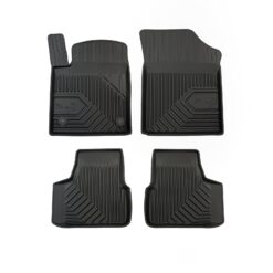 PACK 4 TAPETES BORRACHA NO.77 SKODA RAPID 2012-2019