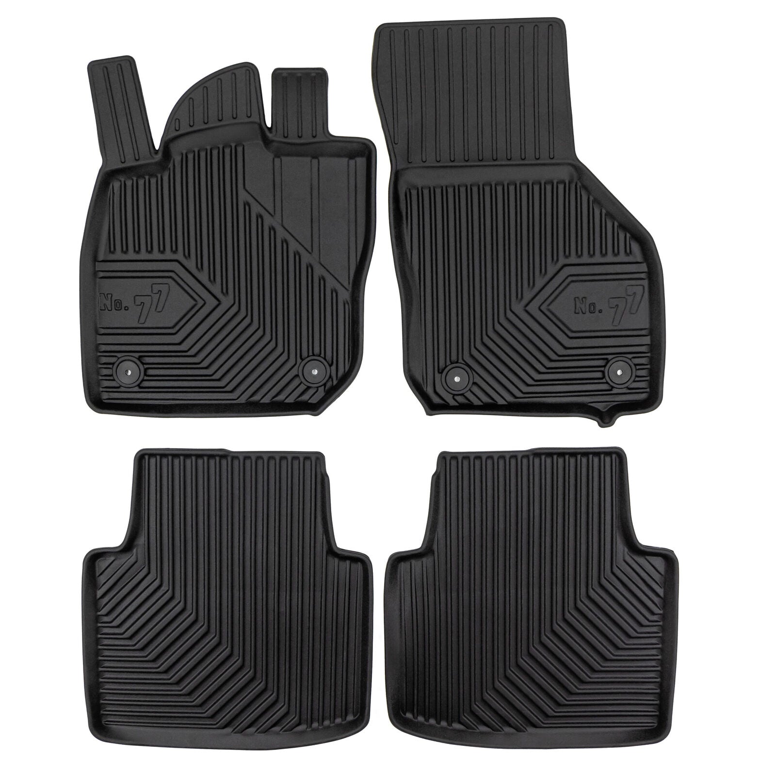 PACK 4 TAPETES BORRACHA NO.77 SKODA SUPERB IV 2023->