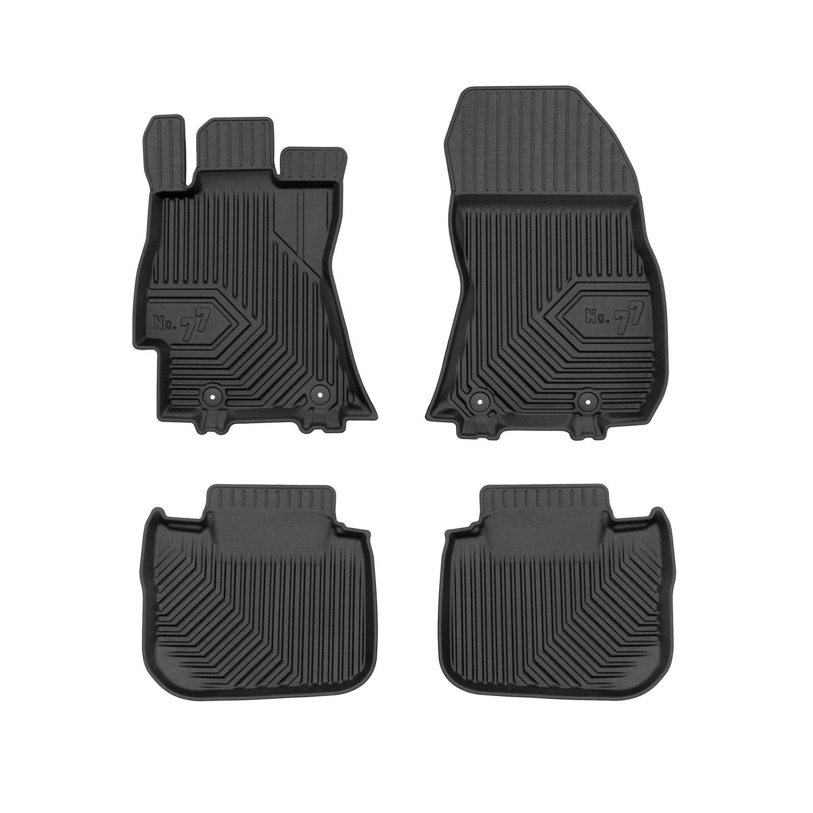 PACK 4 TAPETES BORRACHA NO.77 SUBARU OUTBACK IV 2009-2014