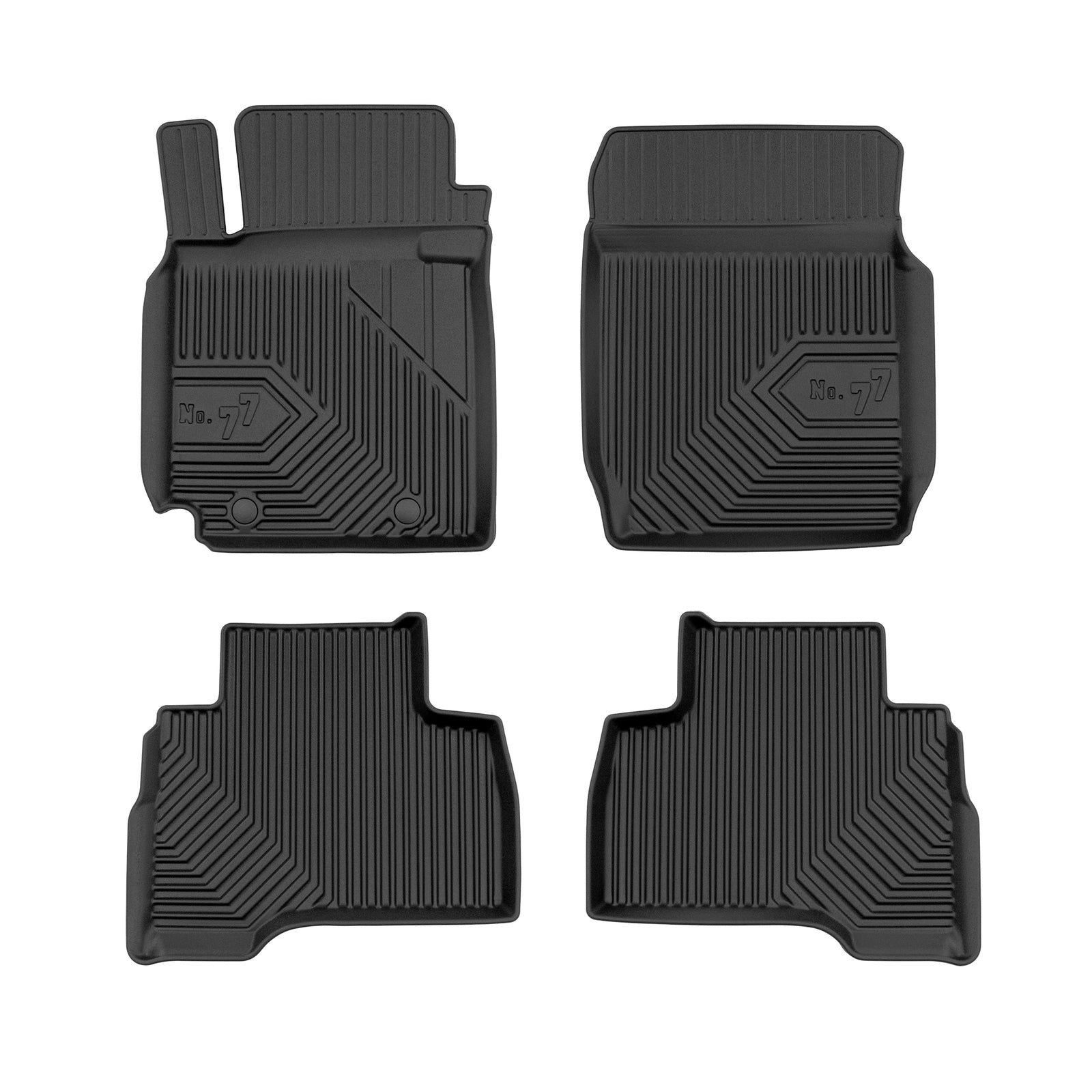 PACK 4 TAPETES BORRACHA NO.77 SUSUKI GRAND VITARA II 2005-2014